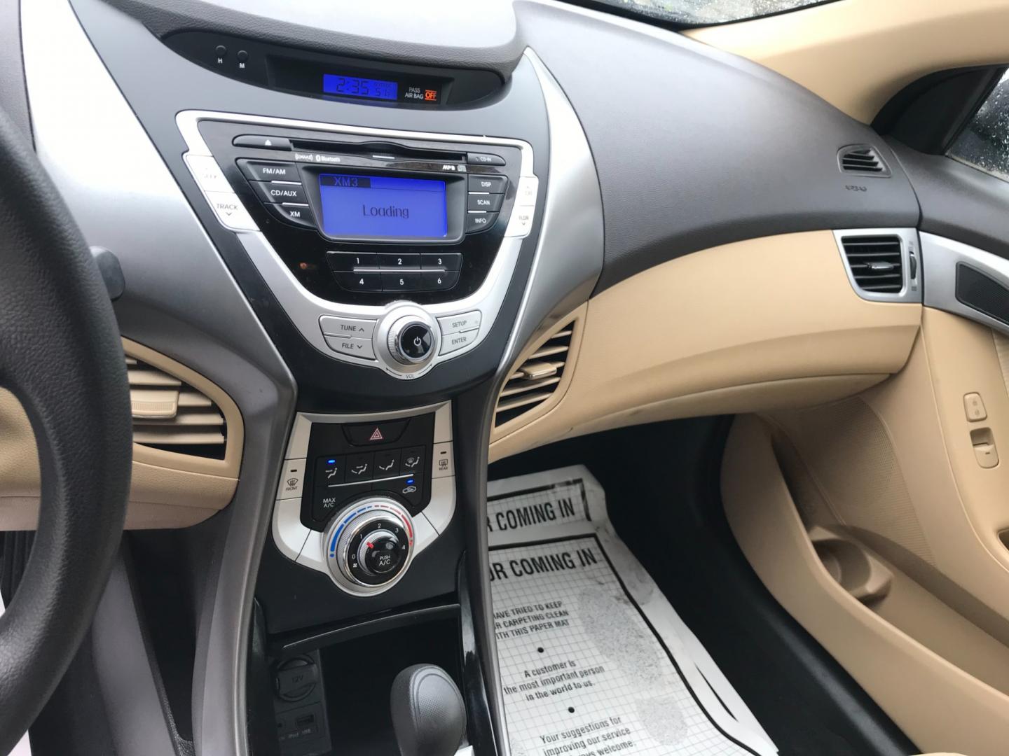 2012 Blue /Tan Hyundai Elantra GLS (KMHDH4AE0CU) with an 1.8 V4 engine, Automatic transmission, located at 577 Chester Pike, Prospect Park, PA, 19076, (610) 237-1015, 39.886154, -75.302338 - Photo#13